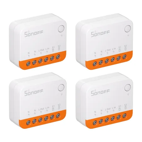 SONOFF MINIR4 (Extreme) Switch, 4-Pack